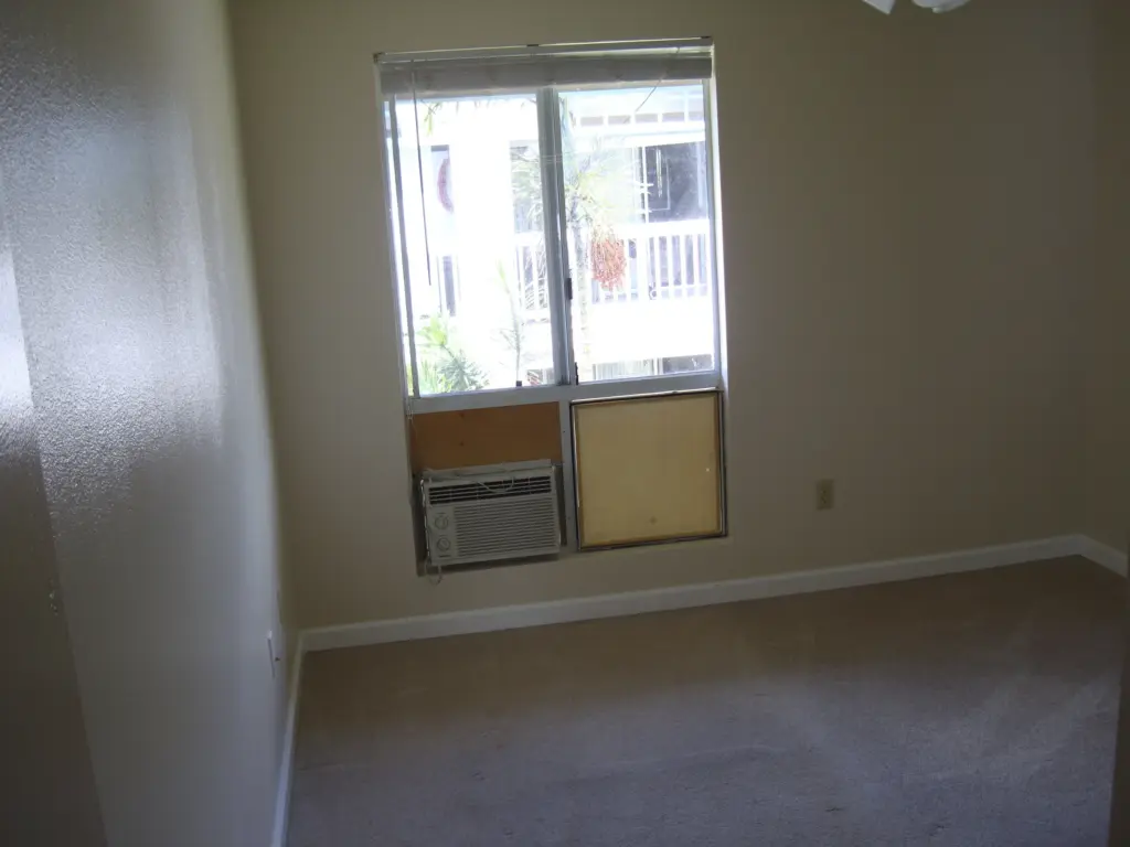 Master Bedroom Window and Air Conditioner